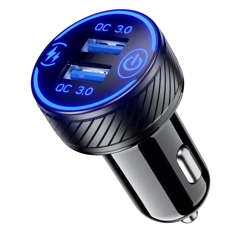 Ładowarka samochodowa 2 x USB QC 3.0 - eXtremestyle® - 36 W - CC36UU Ładowarka samochodowa 2 x USB QC 3.0 - eXtremestyle® - 36 W - CC36UU