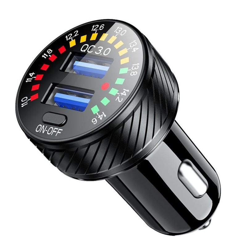 Ładowarka samochodowa 2 x USB QC 3.0 - eXtremestyle® - 36 W - CC36UU-V Ładowarka samochodowa 2 x USB QC 3.0 - eXtremestyle® - 36 W - CC36UU-V