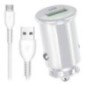 Ładowarka samochodowa do telefonu FAST QC 3.0 + kabel micro USB - eXtreme® Ampere - 3A - ACCU3QC30B+CM Ładowarka samochodowa do telefonu FAST QC 3.0 + kabel micro USB - eXtreme® Ampere - 3A - ACCU3QC30B+CM