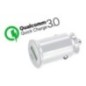 Ładowarka samochodowa do telefonu FAST QC 3.0 + kabel micro USB - eXtreme® Ampere - 3A - ACCU3QC30B+CM Ładowarka samochodowa do telefonu FAST QC 3.0 + kabel micro USB - eXtreme® Ampere - 3A - ACCU3QC30B+CM