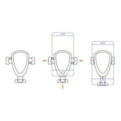 Uchwyt samochodowy na telefon - do kratki - eXtreme® - typ:O-7 G