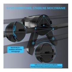 Uchwyt samochodowy PREMIUM - do kratki - eXtreme® - typ:O-15 W MagMax