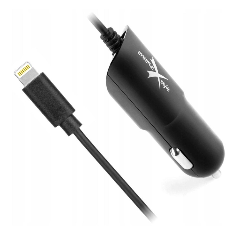 Ładowarka samochodowa do telefonu iPhone Lightning - eXtreme® - 2.1A - NCC21I Ładowarka samochodowa do telefonu iPhone Lightning - eXtreme® - 2.1A - NCC21I