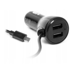 Ładowarka samochodowa micro USB + 2 x USB - eXtreme® Ampere - 4A - ACCM2U4B