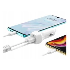 Ładowarka samochodowa micro USB + USB - eXtreme® Ampere - 3.1A - ACCMU31W