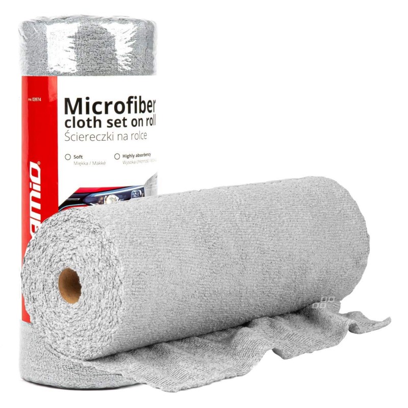 Ściereczki z mikrofibry ręczniki na rolce 30x30 cm 50 szt. 120g