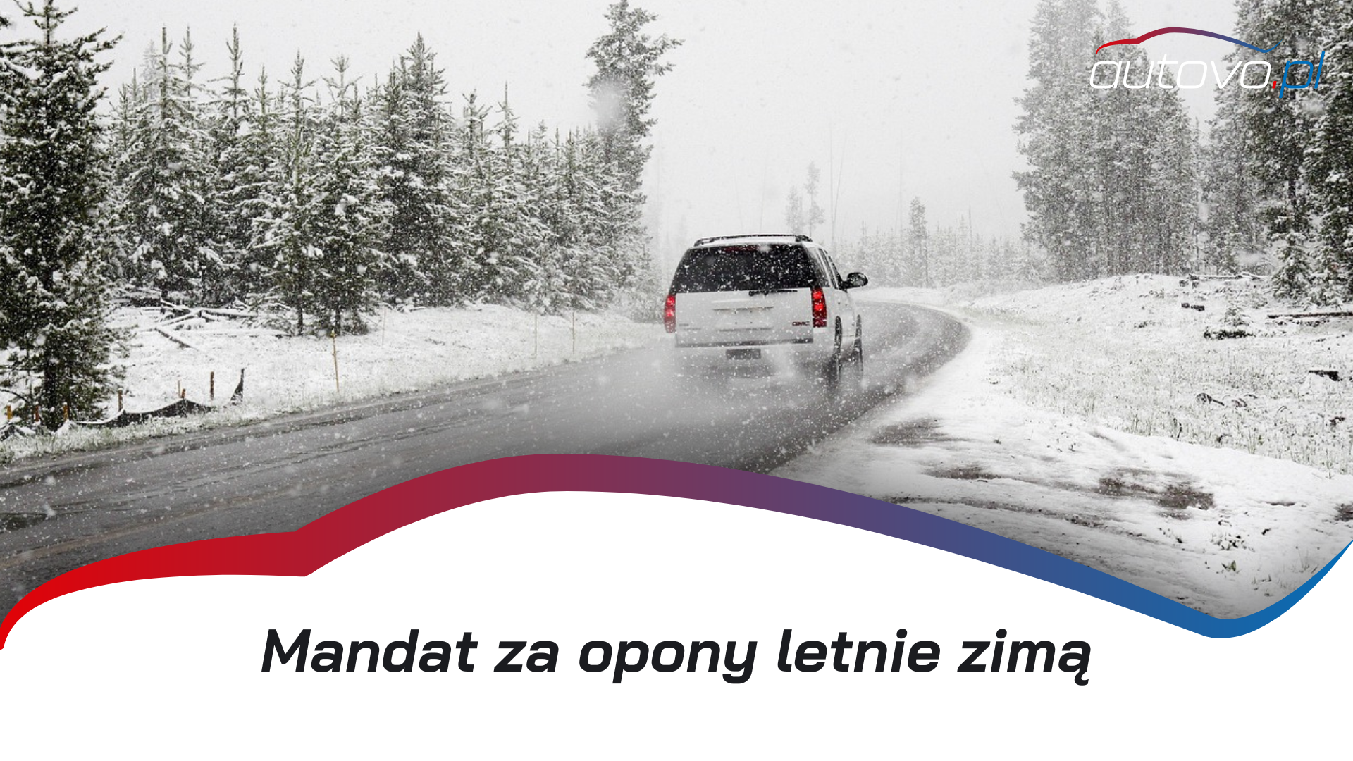 Mandat za opony letnie zimą